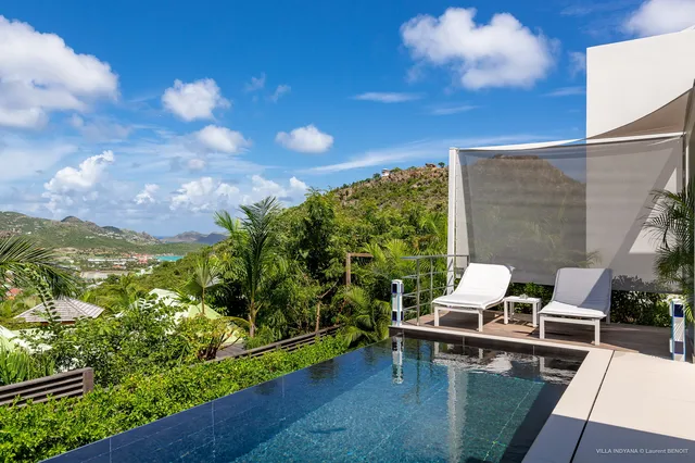 pool at Villa Indyana in St Barts - St. Barth Villa Rental