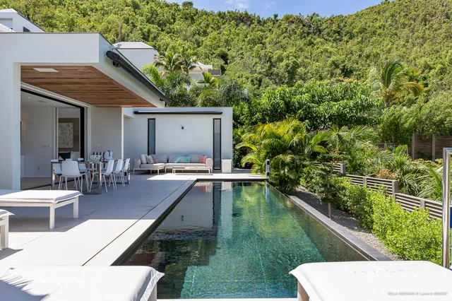 pool at Villa Indyana in St Barts - St. Barts Villa Rental