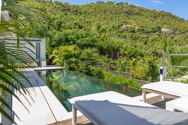 pool at Villa Indyana in St Barts - St. Barth Villa Rental