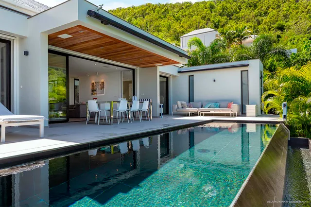 Pool at Villa Indyana in St Barts - St. Barth Villa Rental