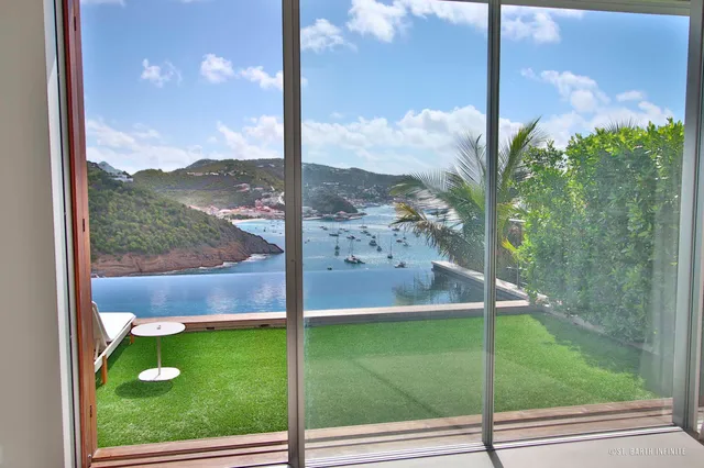 Bedroom 2 terrace at Villa Infra in St Barts - St. Barth Villa Rental