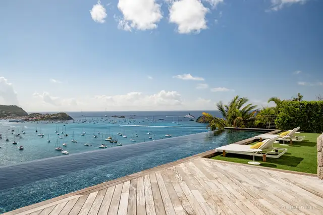 pool at Villa Infra in St Barts - St. Barts Villa Rental