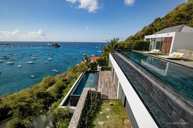 pool at Villa Infra in St Barts - St. Barth Villa Rental