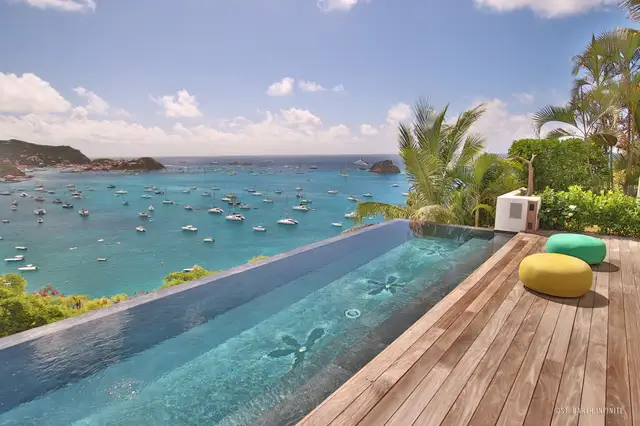 pool at Villa Infra in St Barts - St. Barts Villa Rental