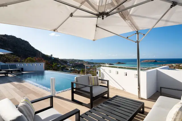 pool at Villa Iris in St Barts - St. Barts Villa Rental