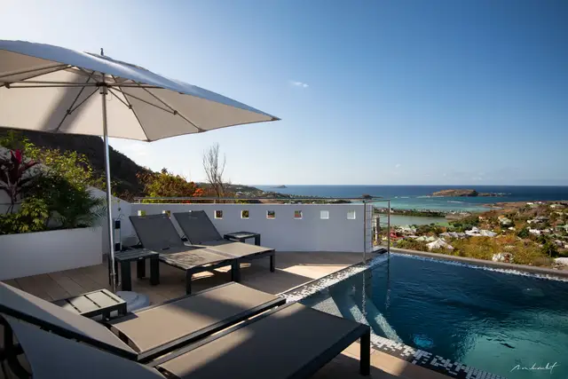 pool at Villa Iris in St Barts - St. Barth Villa Rental