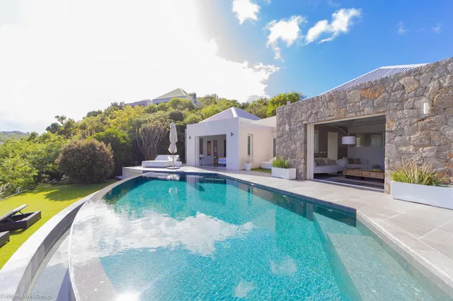 pool at Villa Ivy in St Barts - St. Barts Villa Rental