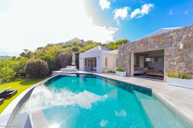 Pool at Villa Ivy in St Barts - St Barts luxury vacation rental