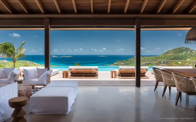 living at Villa Ixfalia in St Barts - St. Barts Villa Rental
