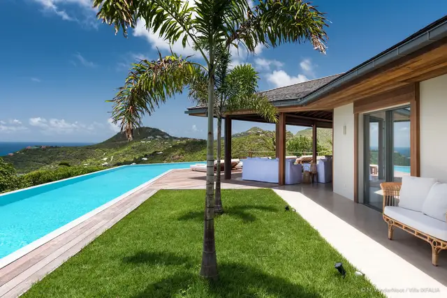 pool at Villa Ixfalia in St Barts - St. Barts Villa Rental