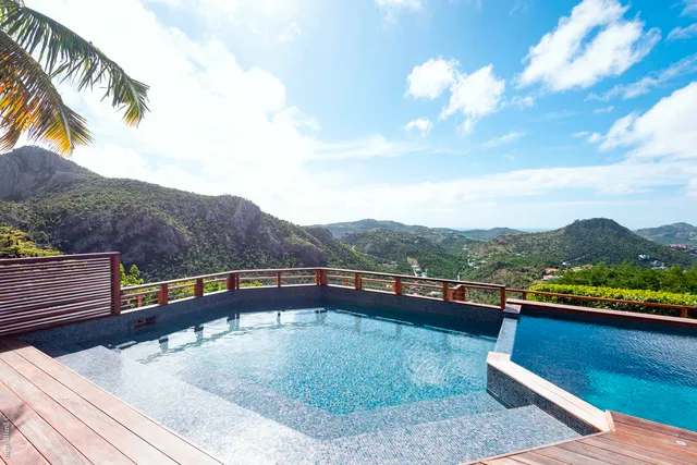 Pool View 2 at Villa Jable in St Barts - St. Barts Villa Rental