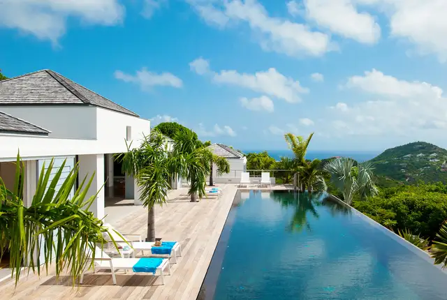 pool at Villa Jasmine in St Barts - St. Barth Villa Rental