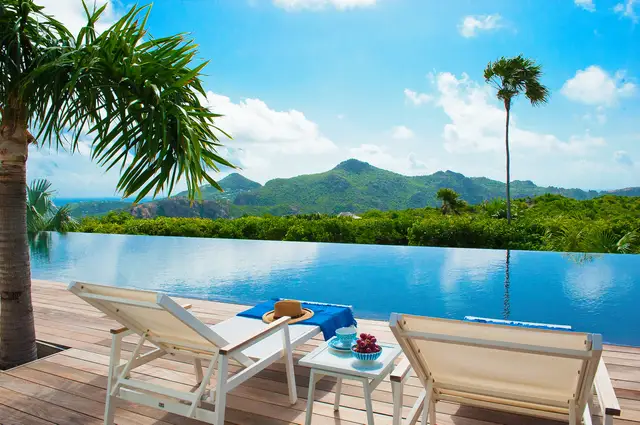 pool at Villa Jasmine in St Barts - St. Barts Villa Rental