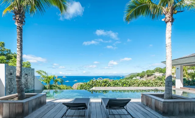 pool at Villa Jocapana in St Barts - St. Barts Villa Rental