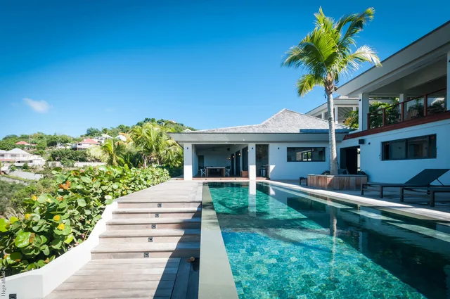 pool at Villa Jocapana in St Barts - St. Barts Villa Rental
