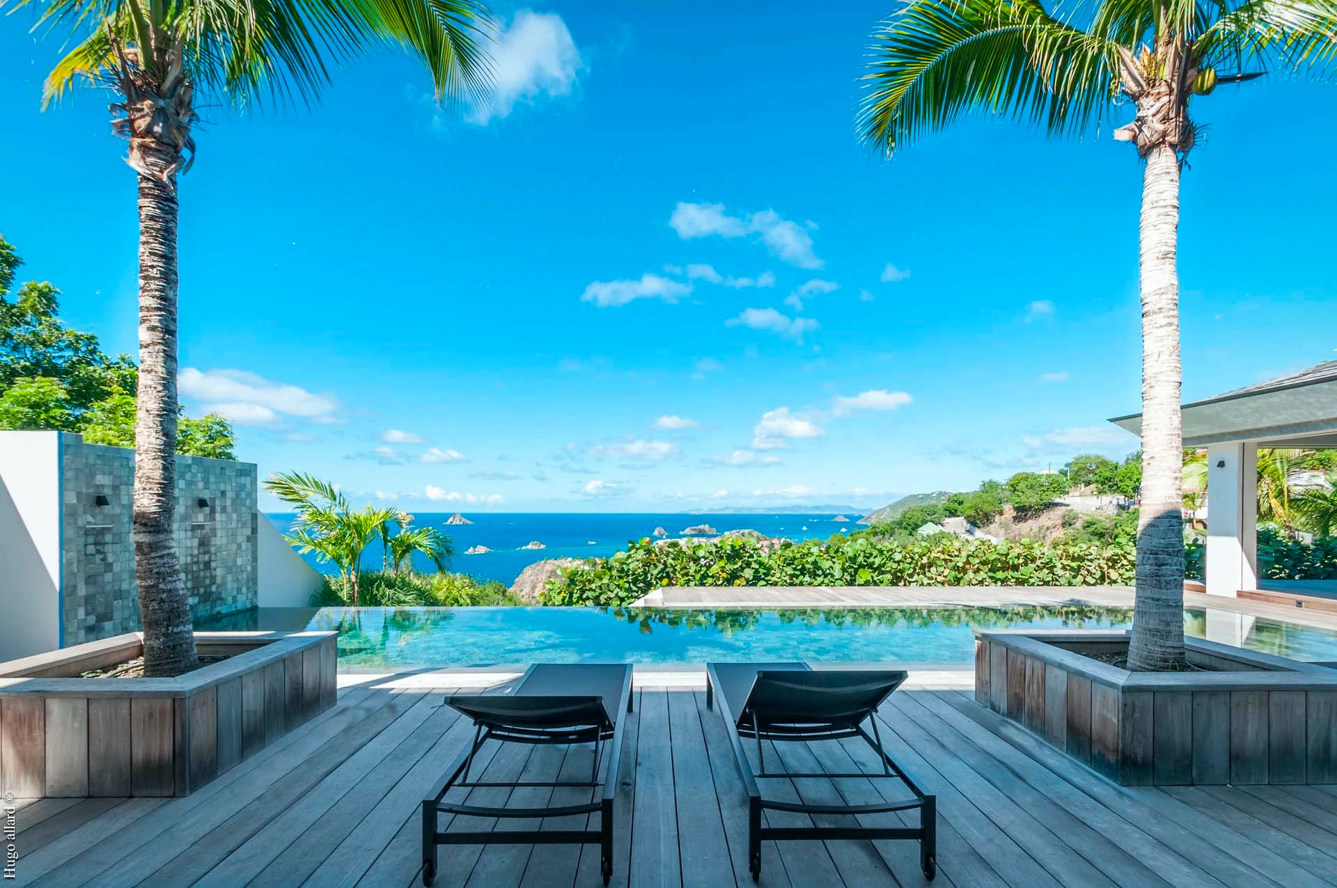 pool ocean view at Villa Jocapana in St Barts - St Barts luxury vacation rental