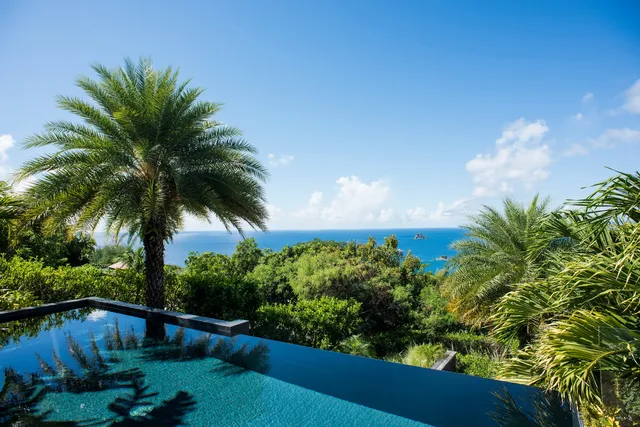 pool at Villa JSA in St Barts - St. Barts Villa Rental