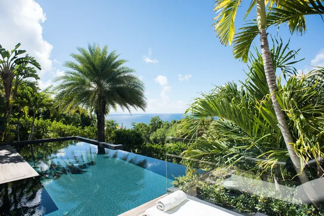 pool at Villa JSA in St Barts - St. Barth Villa Rental