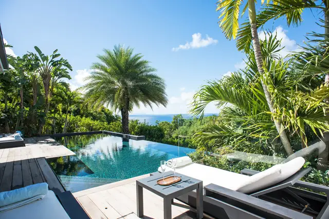 Private pool, Lurin villa at Villa JSA in St Barts - St Barts luxury vacation rental