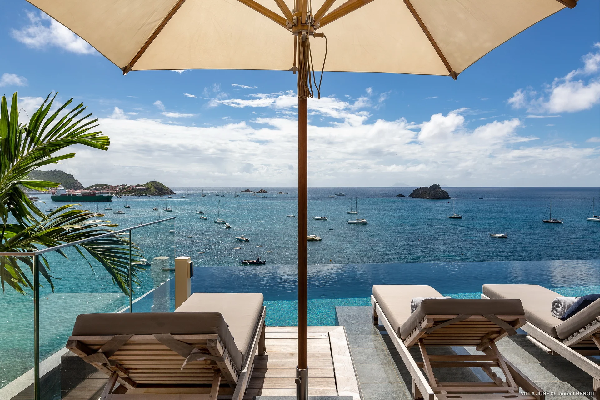 Private pool, Corossol calm at Villa June in St Barts - St Barts luxury vacation rental