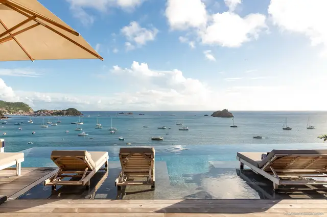 Private pool, Corossol calm at Villa June in St Barts - St. Barts Villa Rental