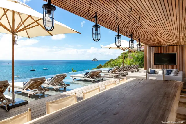 Private pool, Corossol calm at Villa June in St Barts - St Barts luxury vacation rental