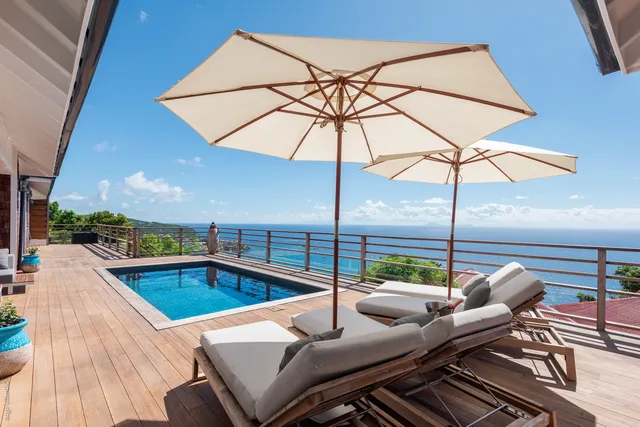 pool at Villa Kai Lio in St Barts - St. Barts Villa Rental