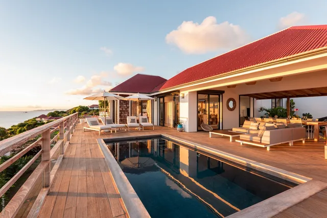 pool at Villa Kai Lio in St Barts - St. Barts Villa Rental