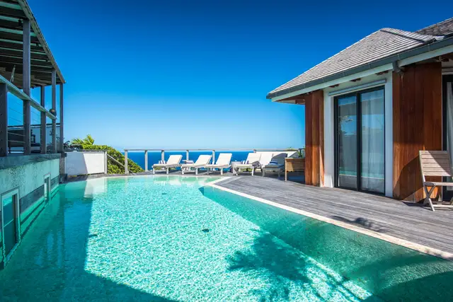 pool at Villa Kaya in St Barts - St. Barts Villa Rental