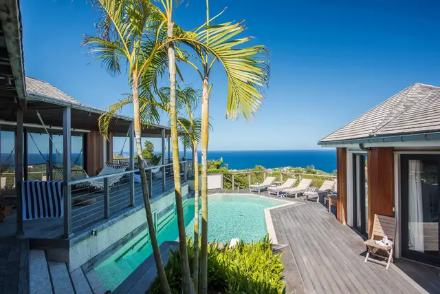 pool at Villa Kaya in St Barts - St. Barth Villa Rental