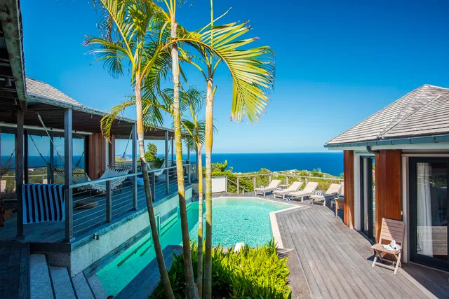 Pool at Villa Kaya in St Barts - St. Barth Villa Rental