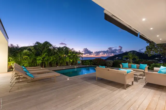 pool at Villa King Gustaf in St Barts - St. Barts Villa Rental