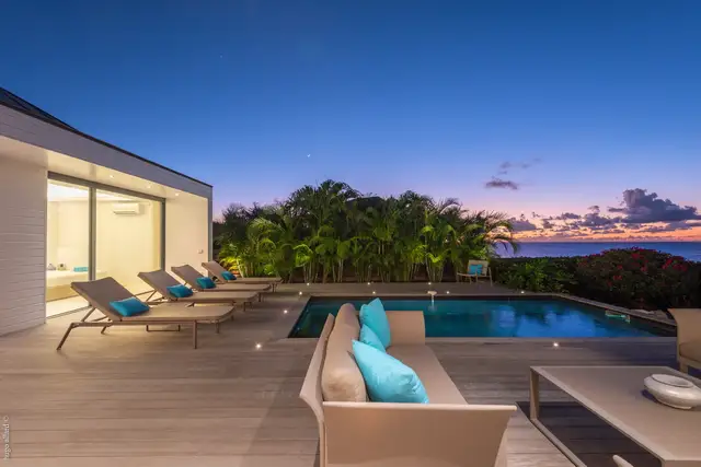 pool at Villa King Gustaf in St Barts - St. Barth Villa Rental