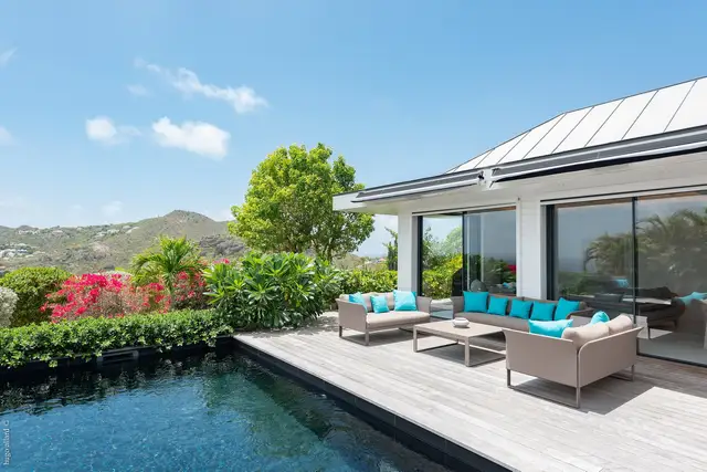 pool at Villa King Gustaf in St Barts - St. Barts Villa Rental