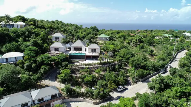 drone at Villa Krystel in St Barts - St Barts luxury vacation rental