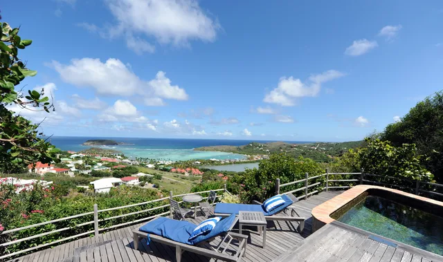 terrace at Villa Kyody in St Barts - St Barts luxury vacation rental