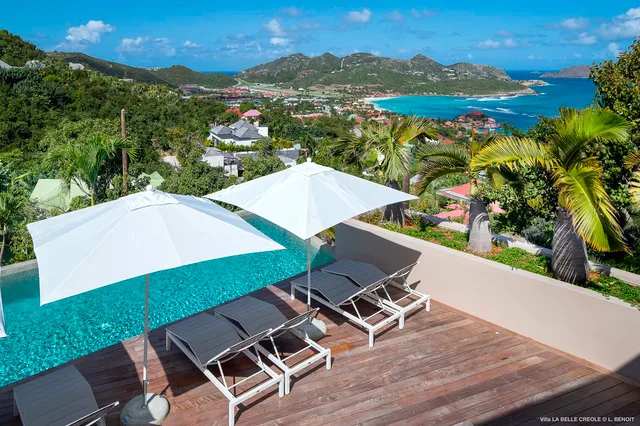 Belle Creole poll ocean view at Villa La Belle Créole in St Barts - St. Barts Villa Rental