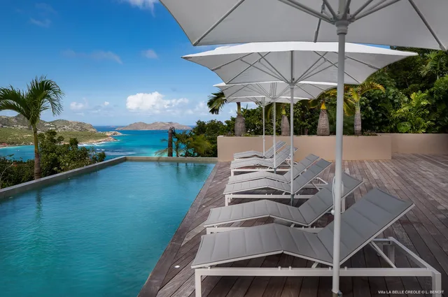 pool at Villa La Belle Créole in St Barts - St. Barth Villa Rental