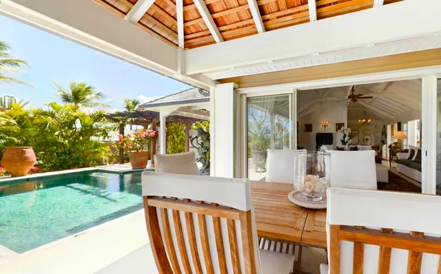 Belle Epoque - Outside dining at Villa La Belle Epoque in St Barts - St. Barts Villa Rental