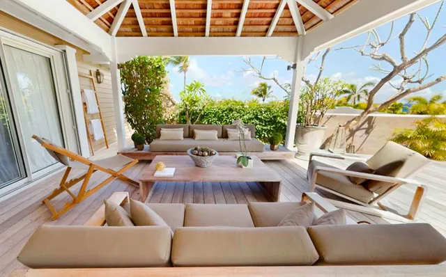Belle Epoque - Outside living at Villa La Belle Epoque in St Barts - St. Barth Villa Rental