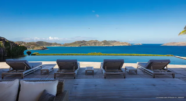 pool at Villa La Danse des Etoiles in Pointe Milou - St Barts luxury vacation rental