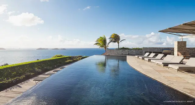 pool at Villa La Danse des Etoiles in St Barts - St. Barts Villa Rental