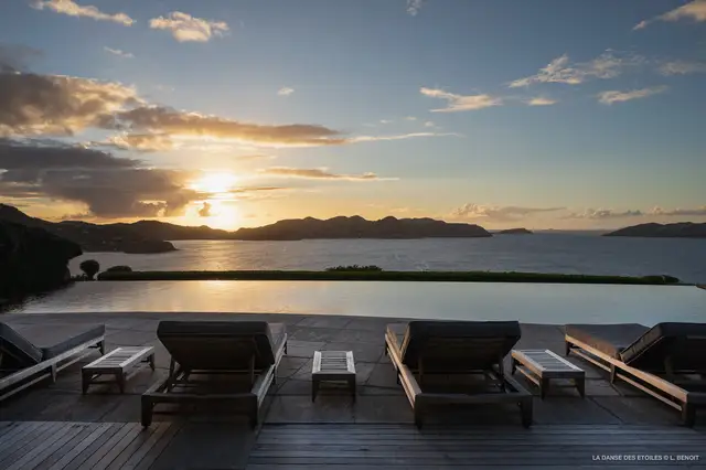 pool at Villa La Danse des Etoiles in St Barts - St. Barts Villa Rental