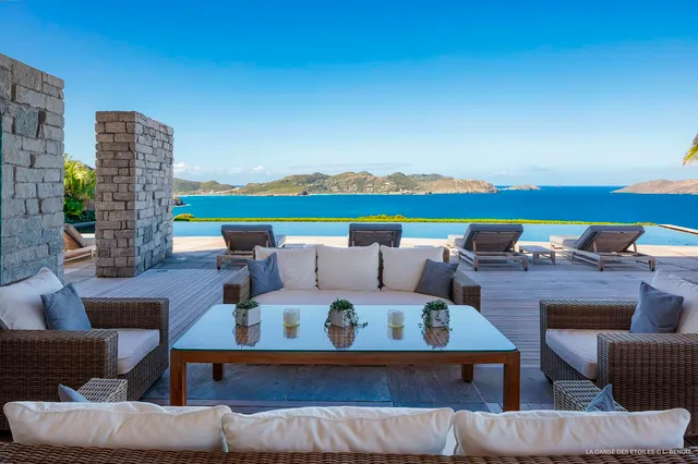 Danse des Etoiles - Outside Living 1 at Villa La Danse des Etoiles in St Barts - St. Barth Villa Rental