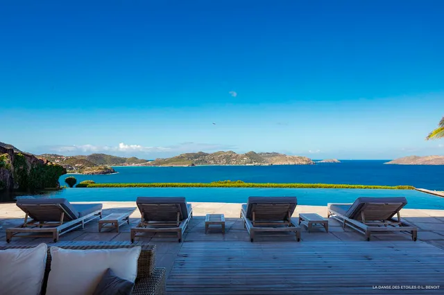 Danse des Etoiles - pool ocean view at Villa La Danse des Etoiles in Pointe Milou - St Barts luxury vacation rental
