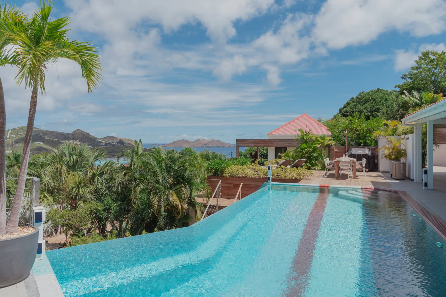 pool at Villa La Maison Rouge in St Barts - St Barts luxury vacation rental