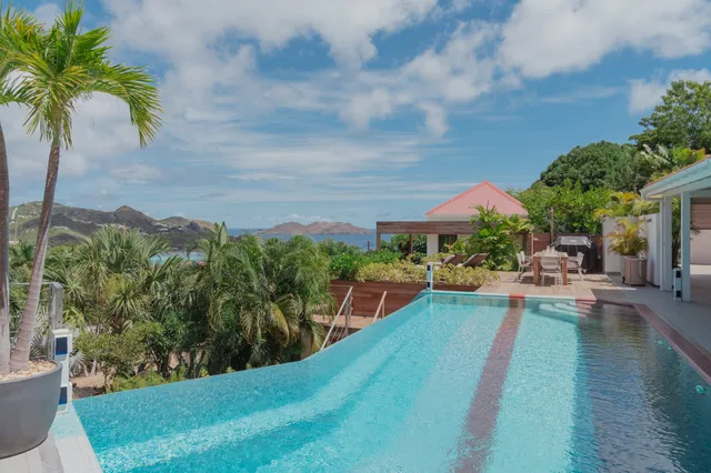 pool at Villa La Maison Rouge in St. Jean - St Barts luxury vacation rental
