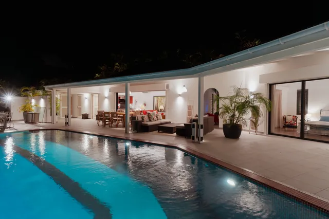 pool at Villa La Maison Rouge in St Barts - St. Barts Villa Rental