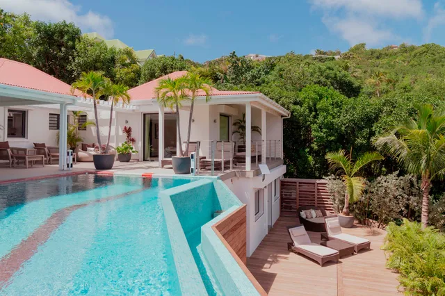 Maison Rouge - Pool at Villa La Maison Rouge in St Barts - St Barts luxury vacation rental