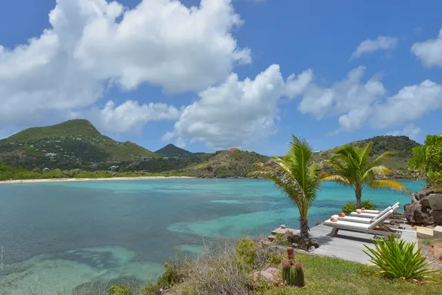 terrace at Villa La Vie en Rose in St Barts - St. Barth Villa Rental